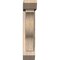 Ekena Millwork Funston Slat Smooth Bracket w/ Offset Brace, Douglas Fir, 5 1/2"W x 18"D x 26"H BKT0604X18X26FST06SDF - alternate 3